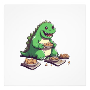 Dinosaurs diet tomorrow photo print