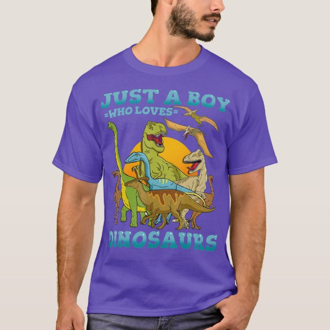 Dinosaurs Dinos T Rex Future Paleontologist T-Shirt (Front)
