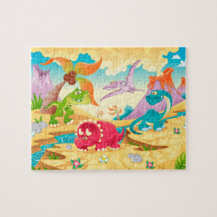 Dinosaurs Family. Jigsaw Puzzle