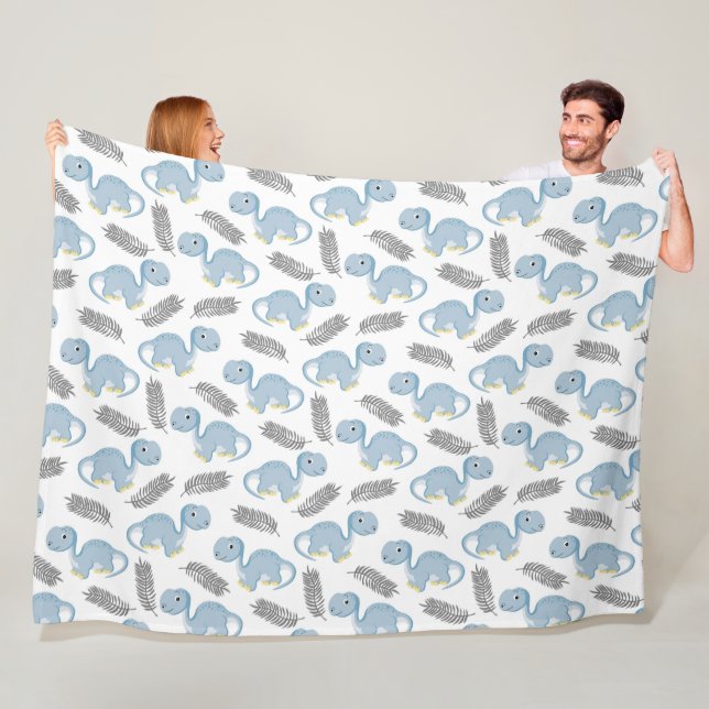 Dinosaurs! Fleece Blanket (In Situ)