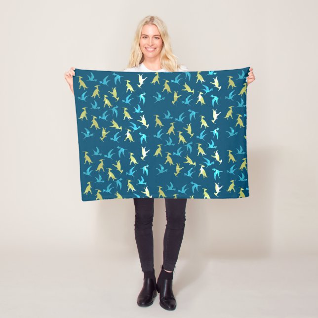 Dinosaurs Fleece Blanket (In Situ)