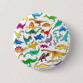 'Dinosaurs for Beginners' Button Badge