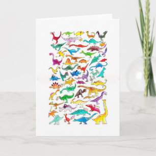 'Dinosaurs for Beginners' Note Card