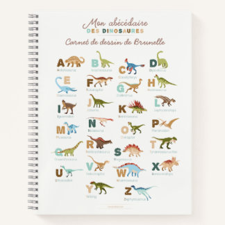Dinosaurs (French) Notebook