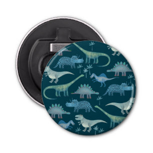 Dinosaurs Green Bottle Opener