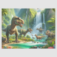 Dinosaurs in Jungle Kid's