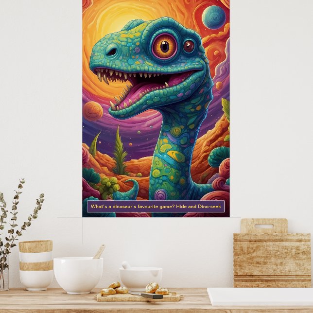 Dinosaurs in Space: Adventure Collection Posters (Kitchen)
