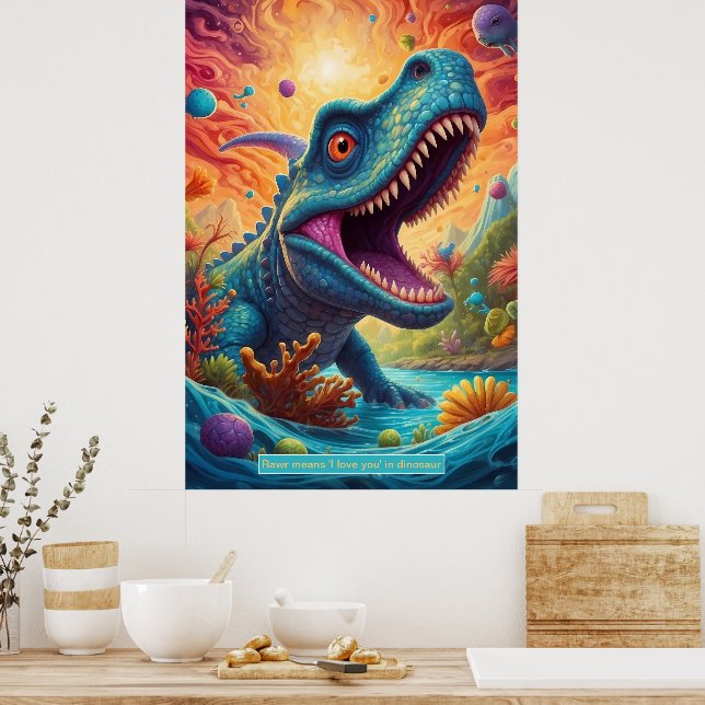 Dinosaurs in Space: Adventure Collection Posters (Kitchen)