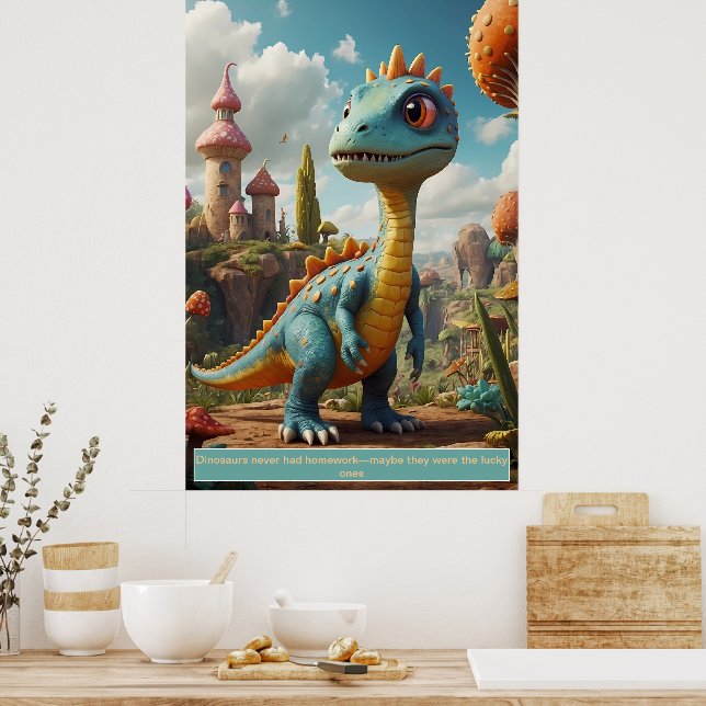 Dinosaurs in Space: Adventure Collection Posters (Kitchen)