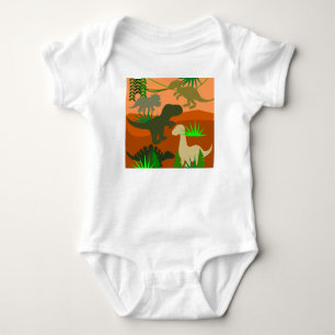 Dinosaurs in the Wild Baby Bodysuit