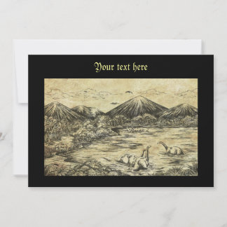Dinosaurs Invitation