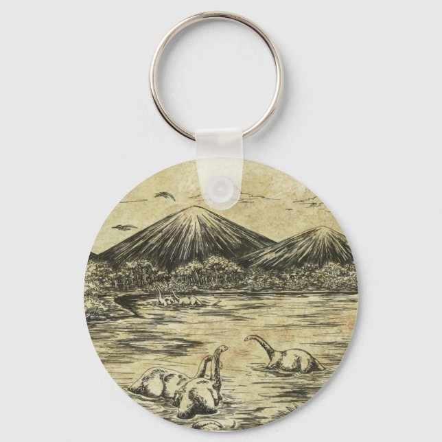 Dinosaurs Keychain (Front)