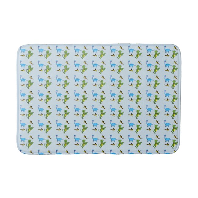 Dinosaurs Medium Bath Mat (Front)