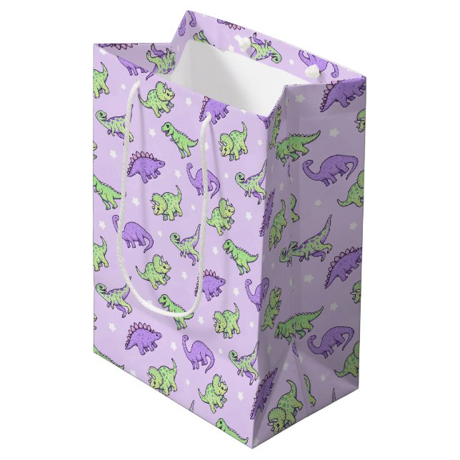Dinosaurs Medium Gift Bag (Front Angled)
