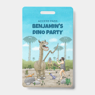 Dinosaurs meets the Stone Age Badge