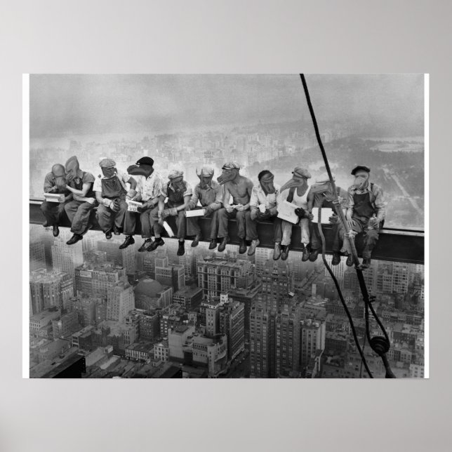 Dinosaurs on a Skyscraper Poster (Front)