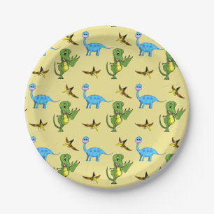 Dinosaurs Paper Plates