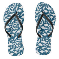 Dinosaurs pattern 01 w. DBlue BG