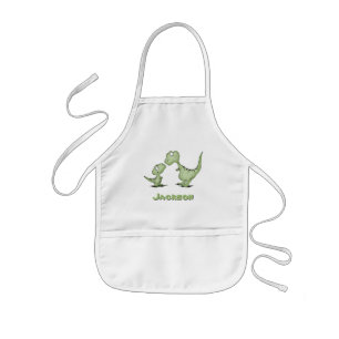 Dinosaurs Personalized Kids Apron