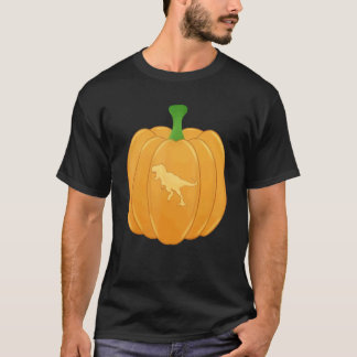 Dinosaurs  Pumpkin Halloween Thanksgiving Boys Gir T-Shirt