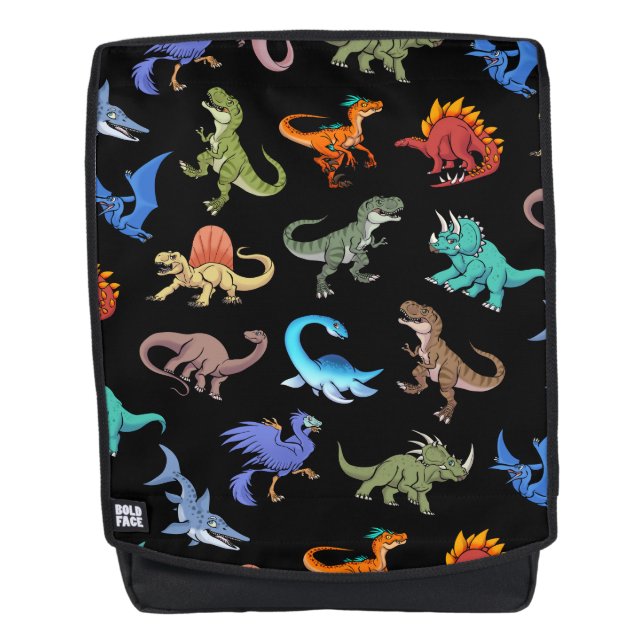 Dinosaurs Rainbow II School supplies Backpack (Front)
