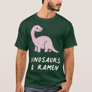 Dinosaurs & Ramen Kawaii Lover Anime Pastel Goth A T-Shirt