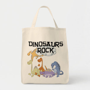 Dinosaurs Rock Tshirts and Gifts Tote Bag