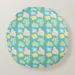 dinosaurs round pillow