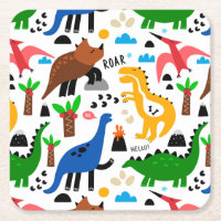 Dinosaurs seamless pattern