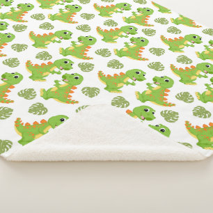 Dinosaurs! Sherpa Blanket