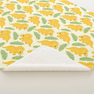 Dinosaurs! Sherpa Blanket