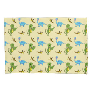Dinosaurs Single Standard Size Pillowcase