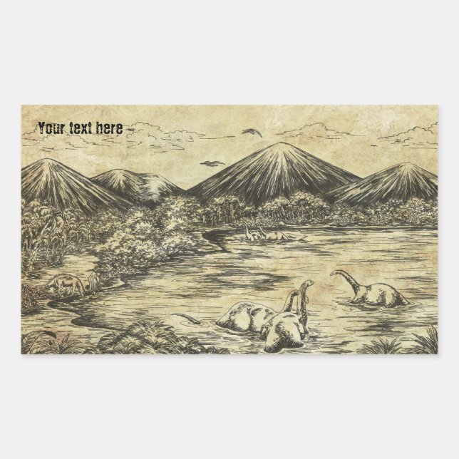 Dinosaurs Sticker (Front)