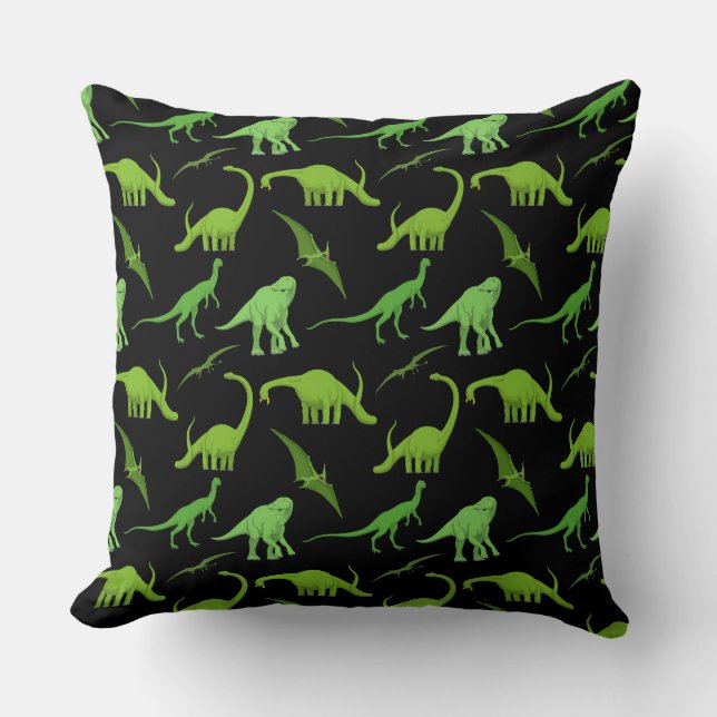 DINOSAURS THROW PILLOW (Front)