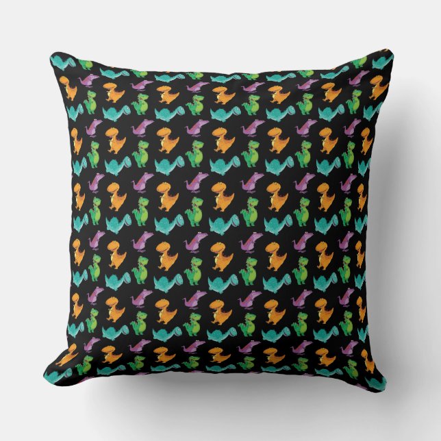 DINOSAURS THROW PILLOW (Front)