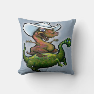 Dinosaurs Throw Pillow