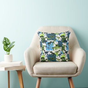 Dinosaurs! Throw Pillow