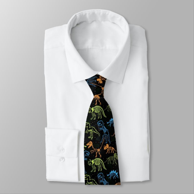 Dinosaurs Tie (Tied)