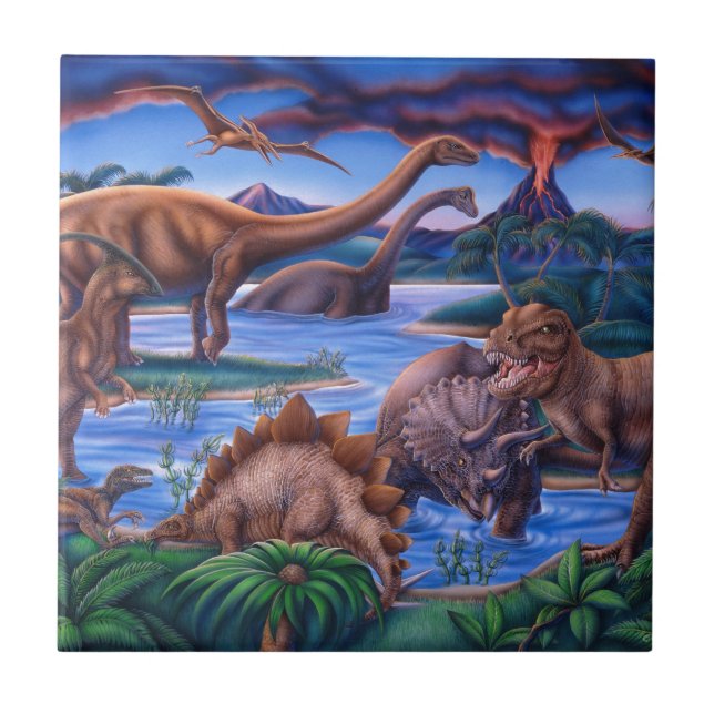Dinosaurs Tile (Front)