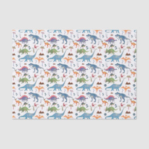 Dinosaurs Tissue Paper by Popobell