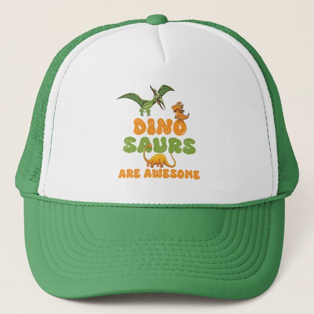 Dinosaurs Trucker Hat (Front)