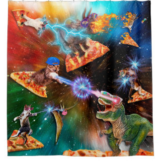 Dinosaurs vs. Kitties Space Battle