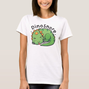Dinosnore - Cute Sleeping Dinosaur T-Shirt