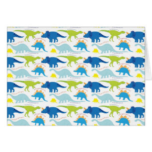 Dinosuar Designs Blue et vert Motif Dino Cadeaux