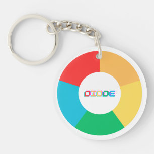 Diode Circle Keychain
