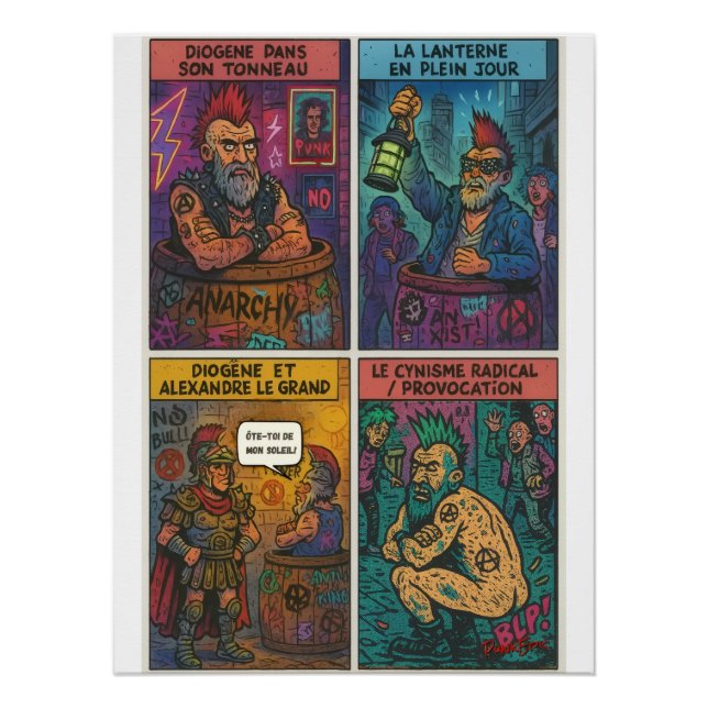Diogène Punk Poster (Front)