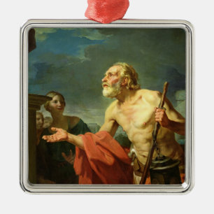 Diogenes Asking for Alms, 1767 Metal Ornament