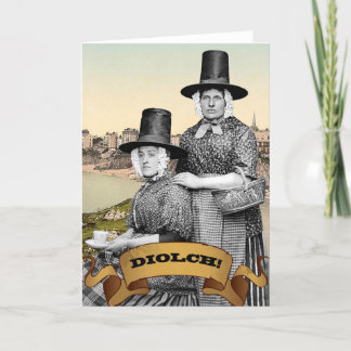 Diolch Thank You Card