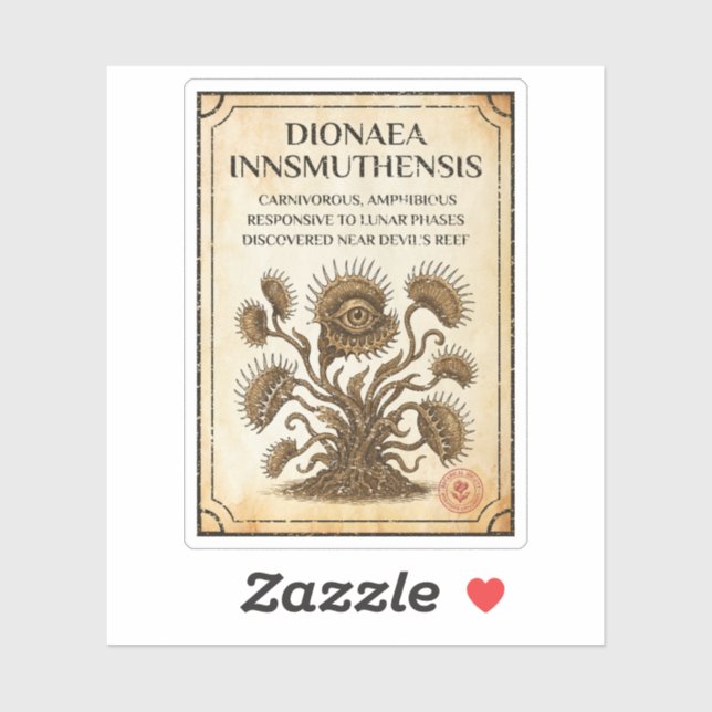 Dionaea innsmuthensis – A New Botanical Discovery (Sheet)
