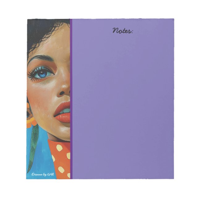 Dionne by KAB Notepads (Front)